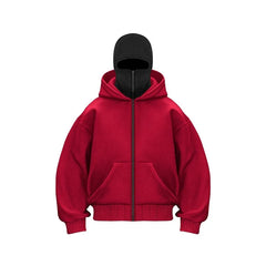Fleece-lined Double Hooded Sweater