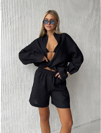 Women’s Cardigan & Shorts Set