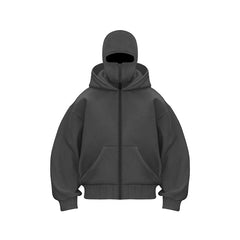 Fleece-lined Double Hooded Sweater