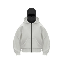 Fleece-lined Double Hooded Sweater